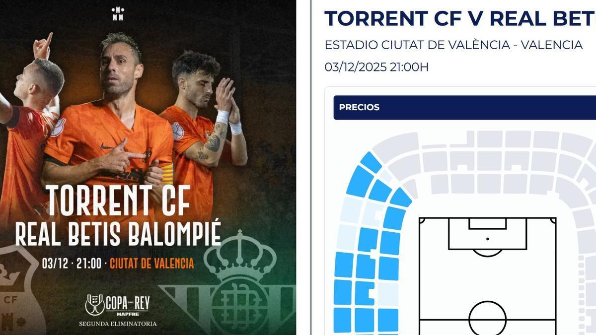 Fútbol: Torrente Histórico - Venta de entradas y autobuses del Betis