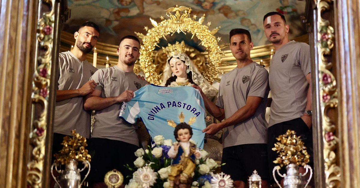 Malaga CF ofrece Divina Pastora